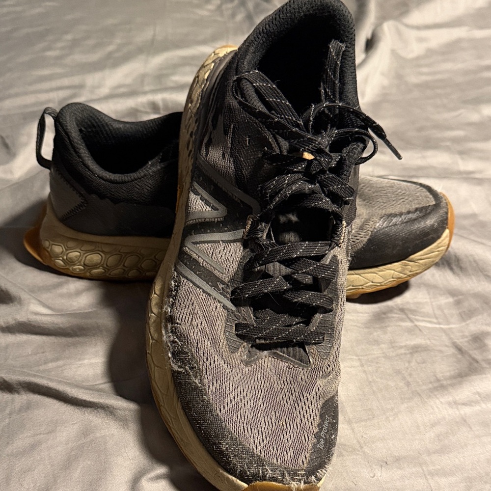 New Balance Gray and Black Athletic Shoes